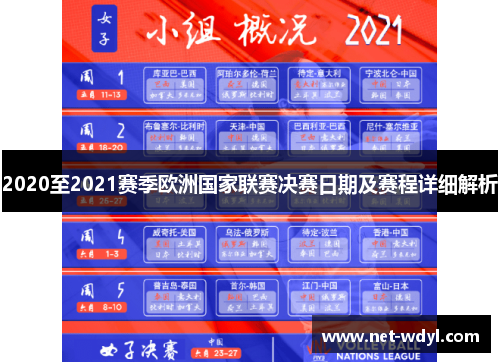 2020至2021赛季欧洲国家联赛决赛日期及赛程详细解析 2020至2021赛季欧洲国家联赛决赛日期及赛程详细解析