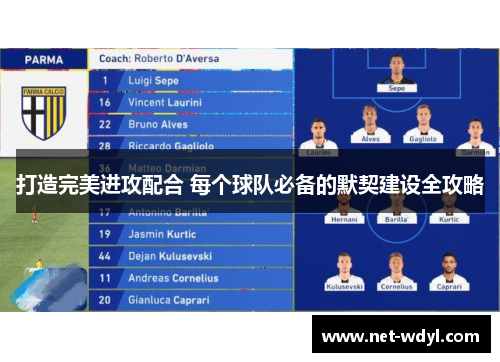 打造完美进攻配合 每个球队必备的默契建设全攻略